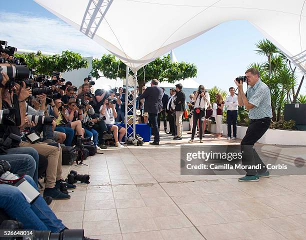 Gus Van Sant at the photocall of "Sea of trees " at the 68th Cannes International Film Festival in Cannes, France.