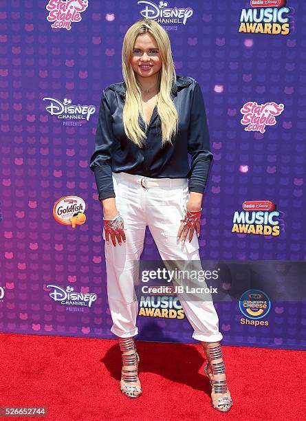 Alli Simpson attends the 2016 Radio Disney Music Awards on April 30, 2016 in Los Angeles, California.