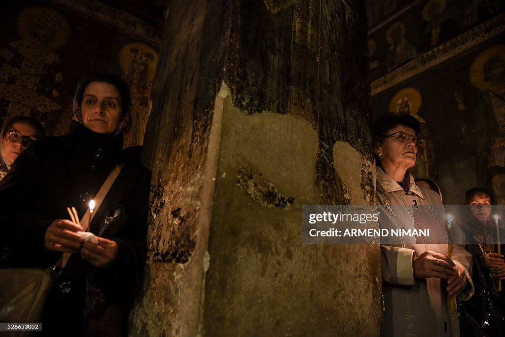 KOSOVO-RELIGION-ORTHODOX-EASTER