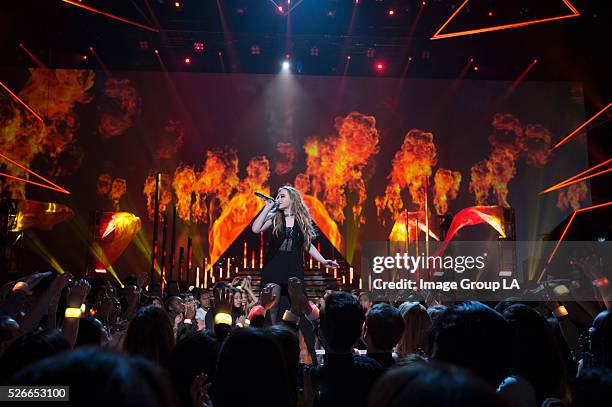 Entertainment's brightest young stars turned out for the 2016 Radio Disney Music Awards , music's biggest event for families, at Microsoft Theater in...