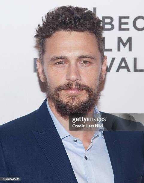 James Franco attends "The Adderall Diaries" premiere during the 2015 Tribeca Film Festival at the BMCC in New York City. �� LAN