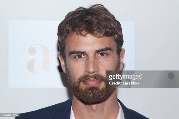Theo James attends the "Franny" world premiere during the 2015 Tribeca Film Festival at BMCC Tribeca PAC in New York City. �� LAN
