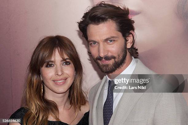 Tara Elders and Michiel Huisman attend "The Age of Adaline" New York Premiere at the AMC Loews Lincoln Square 13 theater in New York City. �� LAN