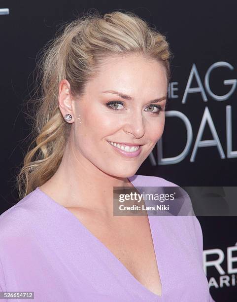 Lindsey Vonn attends "The Age of Adaline" New York Premiere at the AMC Loews Lincoln Square 13 theater in New York City. �� LAN