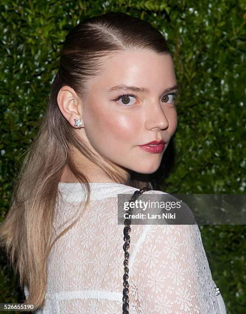Anya Taylor-Joy attends the "Chanel Artists Dinner" during the 2015 Tribeca Film Festival at Balthazar in New York City. �� LAN