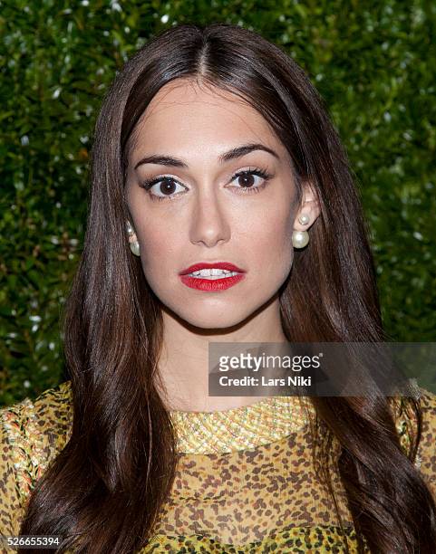 Audrey Gelman attends the "Chanel Artists Dinner" during the 2015 Tribeca Film Festival at Balthazar in New York City. �� LAN