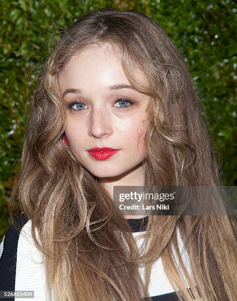 Carson Meyer attends the "Chanel Artists Dinner" during the 2015 Tribeca Film Festival at Balthazar in New York City. �� LAN