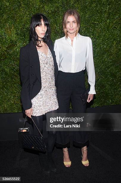 Jamie Bochert attends the "Chanel Artists Dinner" during the 2015 Tribeca Film Festival at Balthazar in New York City. �� LAN