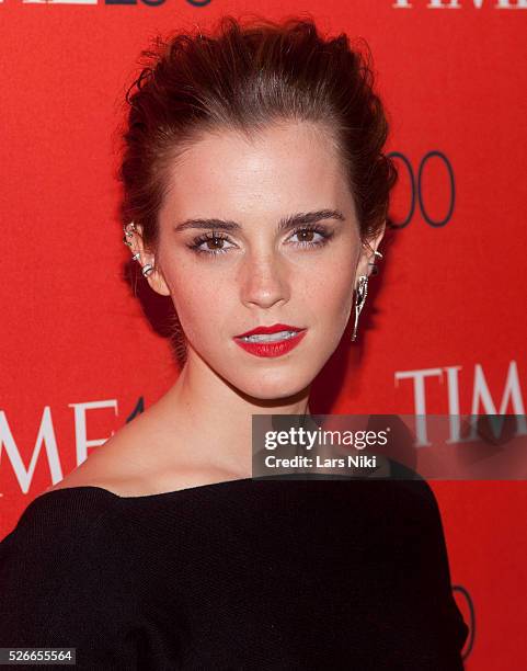 Emma Watson attends the "TIME 100 Gala, TIME's 100 Most Influential People In The World" at Jazz at Lincoln Centerin New York City. �� LAN