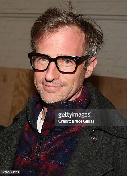 Spike Jonze poses backstage as he visits "Eclipsed" To launch a dedications series in honor of abducted Chibok Girls of Northern Nigeriaon at The...