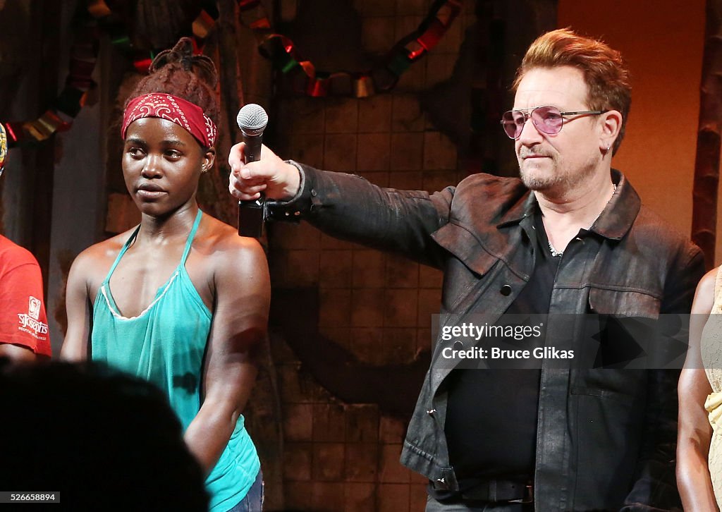 Bono Visits "Eclipsed" To Launch A Dedications Series In Honor Of Abducted Chibok Girls Of Northern Nigeria