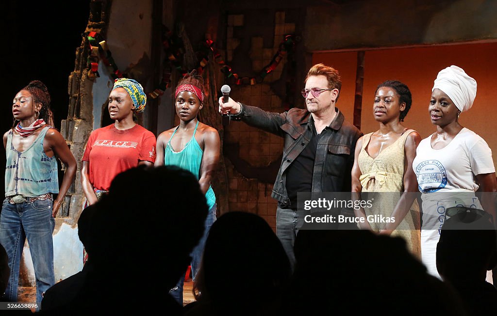 Bono Visits "Eclipsed" To Launch A Dedications Series In Honor Of Abducted Chibok Girls Of Northern Nigeria