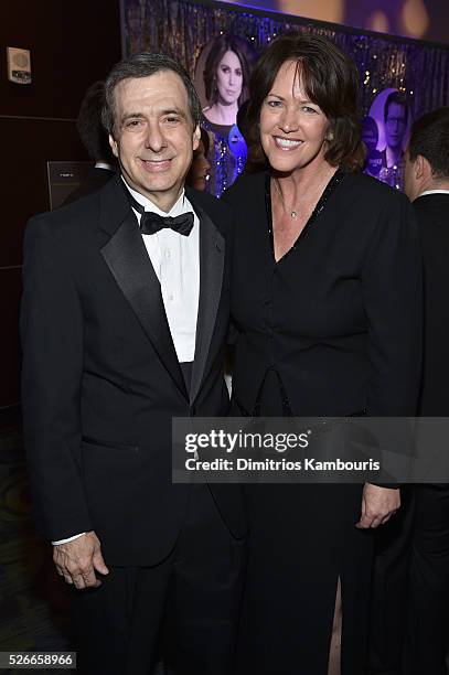 Howard Kurtz and Christine Brennan attend the Yahoo News/ABC News White House Correspondents' Dinner Pre-Party at Washington Hilton on April 30, 2016...