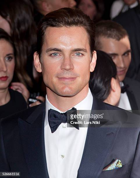 Matt Bomer attends "China: Through the Looking Glass" 2015 Costume Institute Benefit Gala - red carpet arrivals at the Metropolitan Museum of Art in...