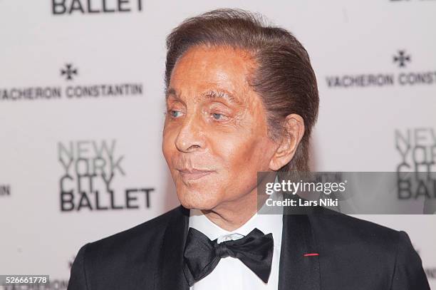 Valentino Garavani attends the "New York City Ballet 2015 Spring Gala" at the David H Koch Theater in New York City. �� LAN