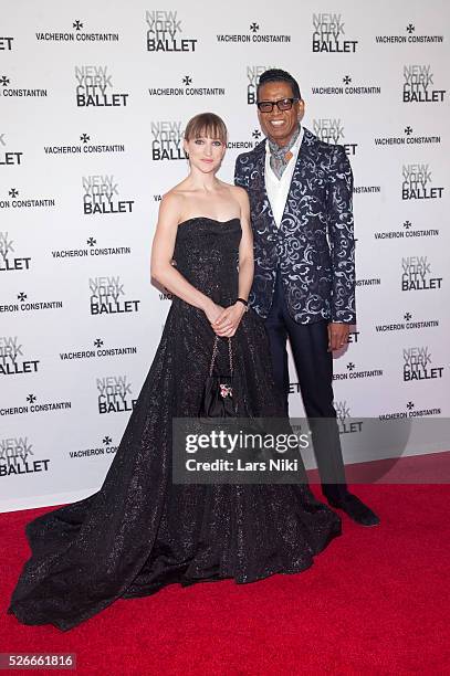 Ashley Bouder and B Michael attend the "New York City Ballet 2015 Spring Gala" at the David H Koch Theater in New York City. �� LAN