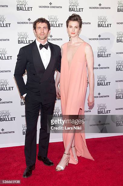 James Marshall and Elettra Rossellini Wiedemann attend the "New York City Ballet 2015 Spring Gala" at the David H Koch Theater in New York City. ��...