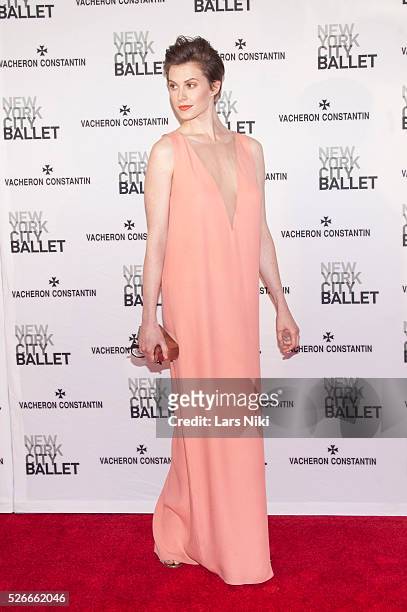 Elettra Rossellini Wiedemann attends the "New York City Ballet 2015 Spring Gala" at the David H Koch Theater in New York City. �� LAN