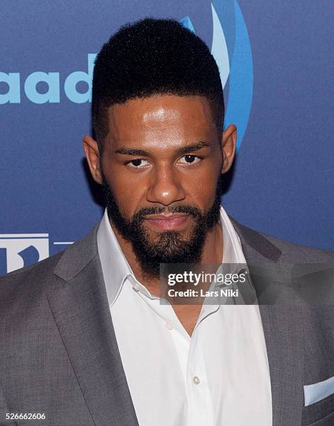 Darren Young attends the "26th Annual GLAAD Media Awards" at the Waldorf Astoria in New York City. �� LAN