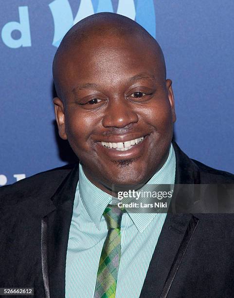 Tituss Burgess attends the "26th Annual GLAAD Media Awards" at the Waldorf Astoria in New York City. �� LAN