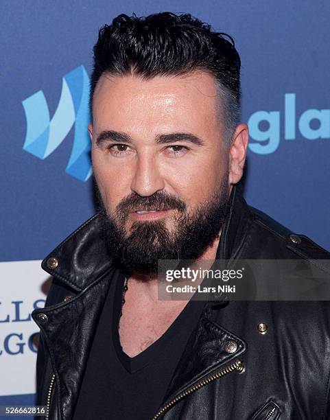 Chris Salgardo attends the "26th Annual GLAAD Media Awards" at the Waldorf Astoria in New York City. �� LAN