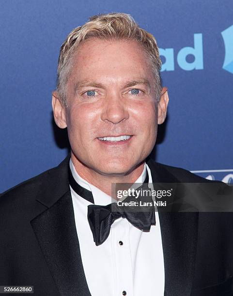 Sam Champion attends the "26th Annual GLAAD Media Awards" at the Waldorf Astoria in New York City. �� LAN