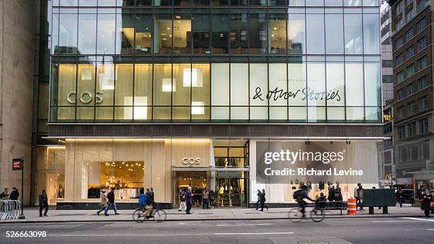 Brands Cos, and & Other Stories share the space of a former H&M store in New York on Friday, January 8, 2016.