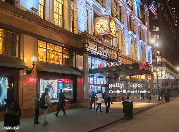 The Macy's Herald Square flagship department store in New York on Tuesday, January 12, 2016. Activist investor Starboard Value LP is pressuring...