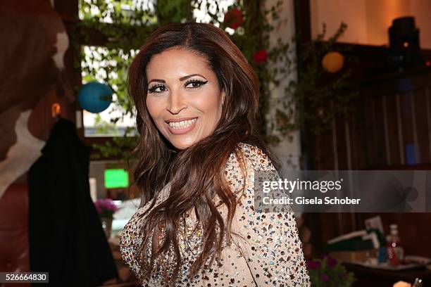 Patricia Blanco during the 11th anniversary 'Highway to Helles' of 'Bachmaier Hofbraeu' in Munich on April 30, 2016 in Munich, Germany.