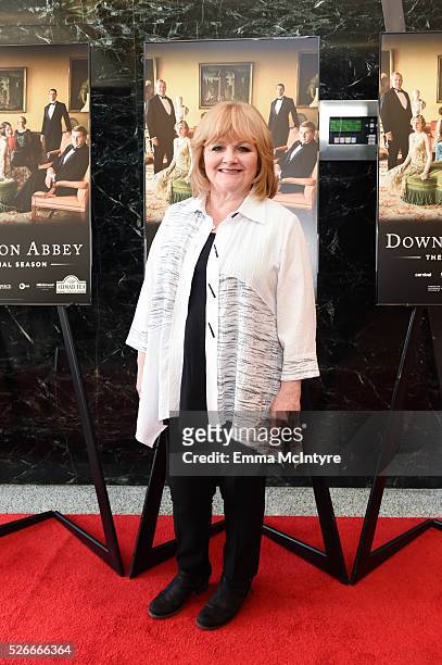 Actress Lesley Nicol attends the 'Downton Abbey' For Your Consideration event and reception at the Linwood Dunn Theater at the Pickford Center for...