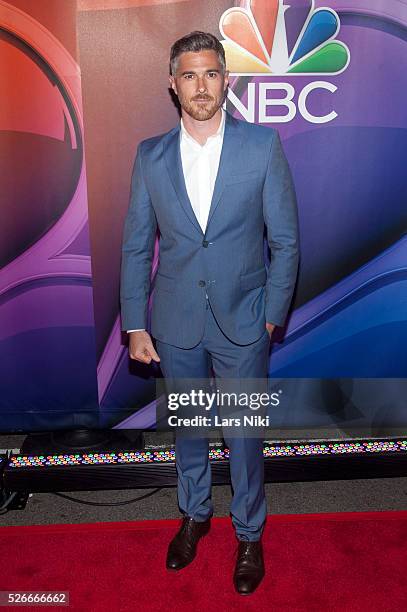 Dave Annable attends the "2015 NBC Upfront Presentation" red carpet arrivals at Radio City Music Hall in New York City. �� LAN