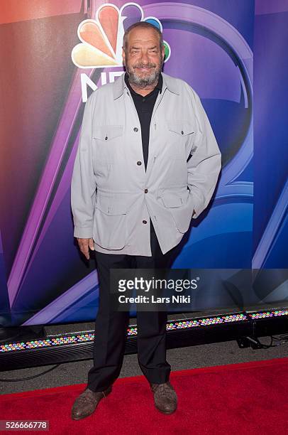 Dick Wolf attends the "2015 NBC Upfront Presentation" red carpet arrivals at Radio City Music Hall in New York City. �� LAN