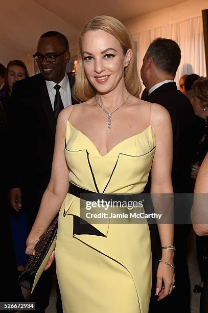 Actress Wendi McLendon-Covey attends the Atlantic Media's 2016 White House Correspondents' Association Pre-Dinner Reception at Washington Hilton on...