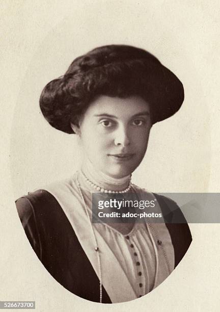 Duchess Cecilie of Mecklenburg-Schwerin , Crown Princess of Prussia, born in Schwerin . Ca. 1910.