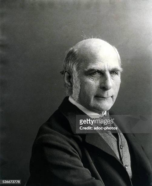 Francis Galton , British man of science born in Sparkbrook . Ca. 1890.