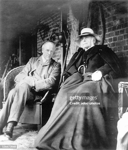 Karl Pearson , British mathematician and one of the founders of modern statistics, alongside the British scientist Francis Galton . Ca. 1905.