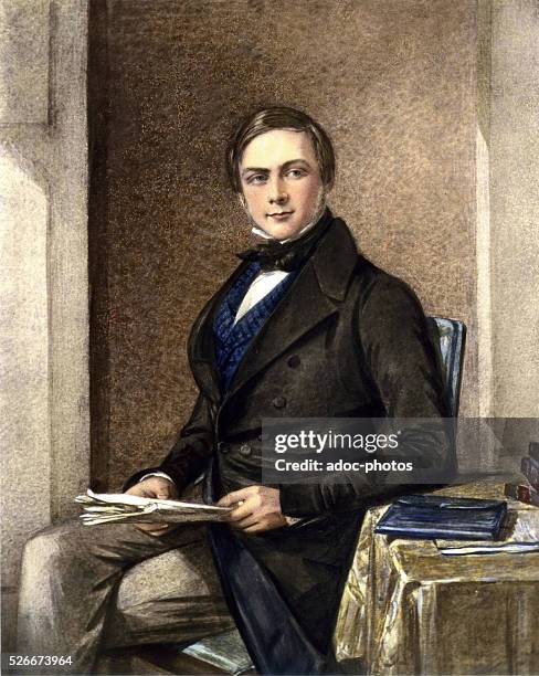 Francis Galton , British man of science born in Sparkbrook . Ca. 1850.