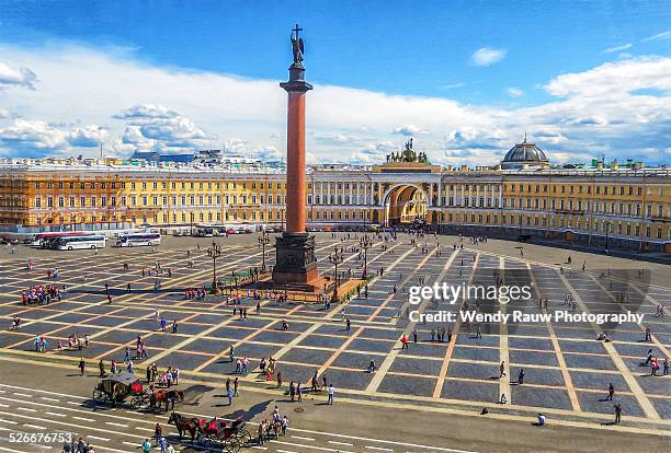 winter palace, st petersburg, russia - hermitage museum stock pictures, royalty-free photos & images