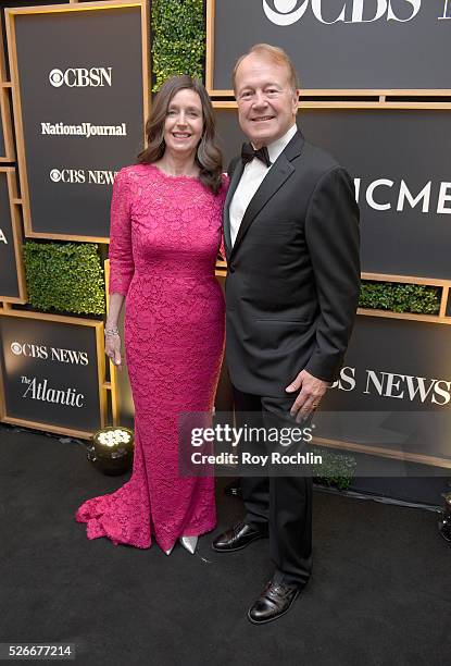 Elaine Chambers and John Chambers attend the Atlantic Media's 2016 White House Correspondents' Association Pre-Dinner Reception at Washington Hilton...