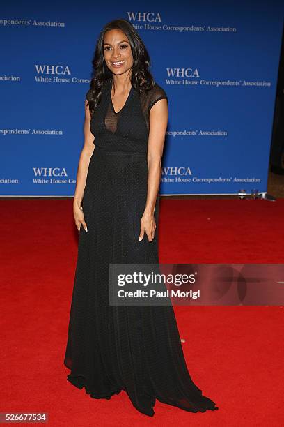 Actress Rosario Dawsonn attends the 102nd White House Correspondents' Association Dinner on April 30, 2016 in Washington, DC.