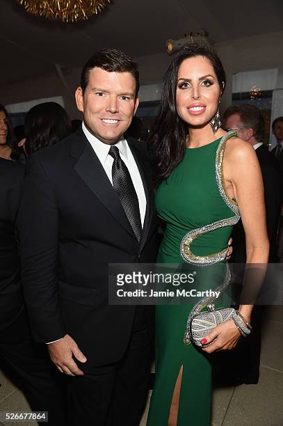 Fox News Anchor Bret Baier and Amy Baier attend the Atlantic Media's 2016 White House Correspondents' Association Pre-Dinner Reception at Washington...