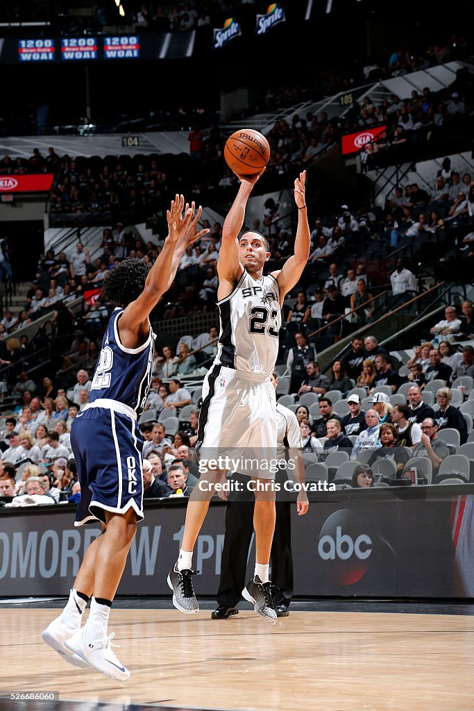 Oklahoma City Thunder v San Antonio Spurs - Game One