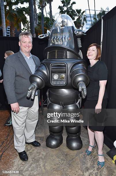 Director of Program Production, Studio Production & Programming Scott McGee, Robby the Robot and Managing Director of TCM Classic Film Festival...