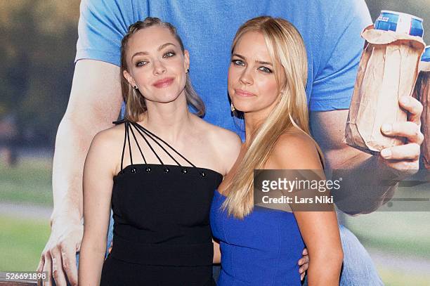 Amanda Seyfried and Jessica Barth attend the "Ted 2" premiere at the Ziegfeld Theater in New York City. �� LAN