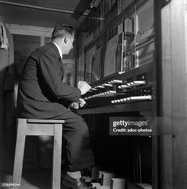 Bell-ringer in Douai . In 1950.