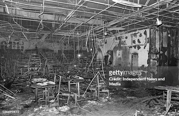 The Stardust nightclub in Artane which went on fire on the morning of the 14/2/1981, St. Valentines Day, killing 45 young people. .