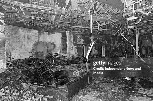 The Stardust nightclub in Artane which went on fire on the morning of the 14/2/1981, St. Valentines Day, killing 45 young people. .