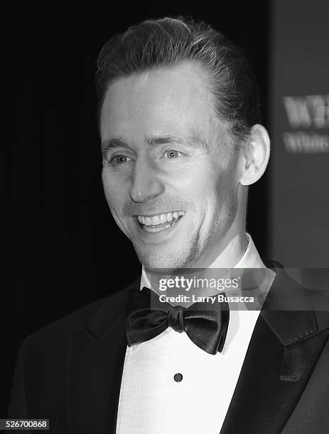 An alternative view of actor Tom Hiddleston at the 102nd White House Correspondents' Association Dinner Weekend on April 30, 2016 in Washington, DC.