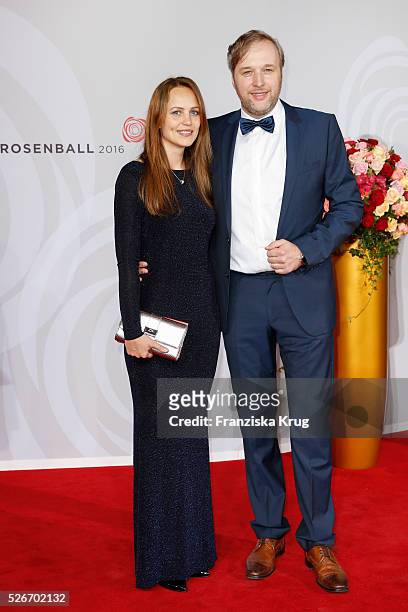 Stephan Grossmann and Lidija Grossmann attend the Rosenball 2016 on April 30 in Berlin, Germany.