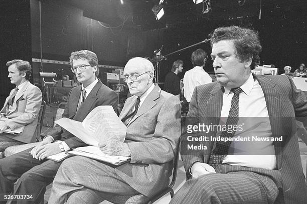 John Hume MP and other on the Late Late Show. .